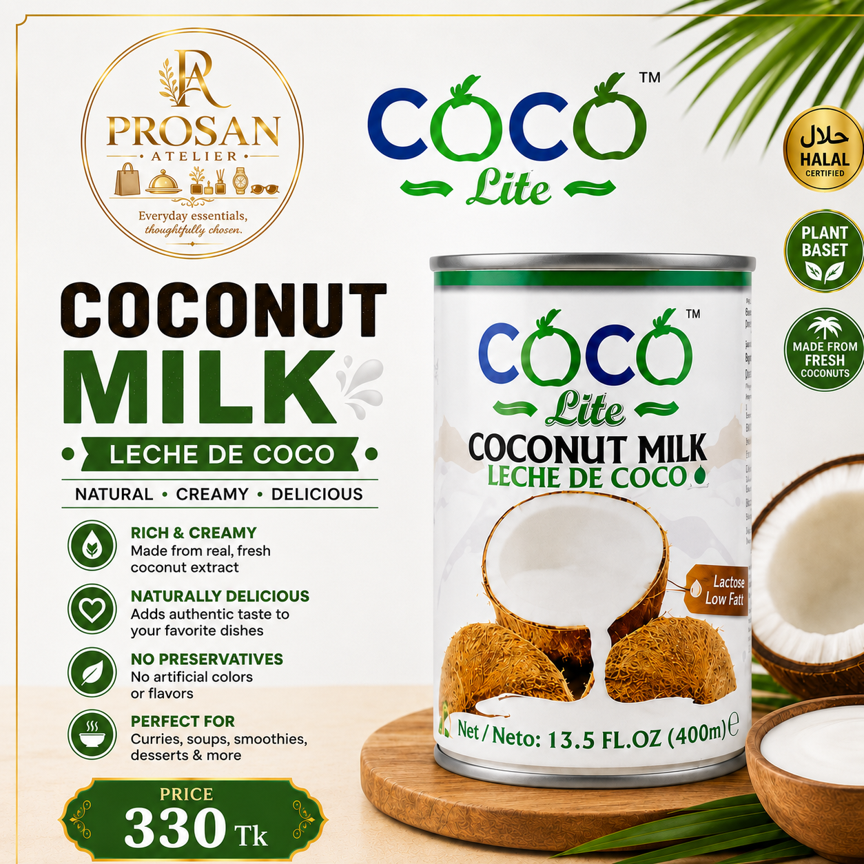 COCO Coconut Milk 400ml