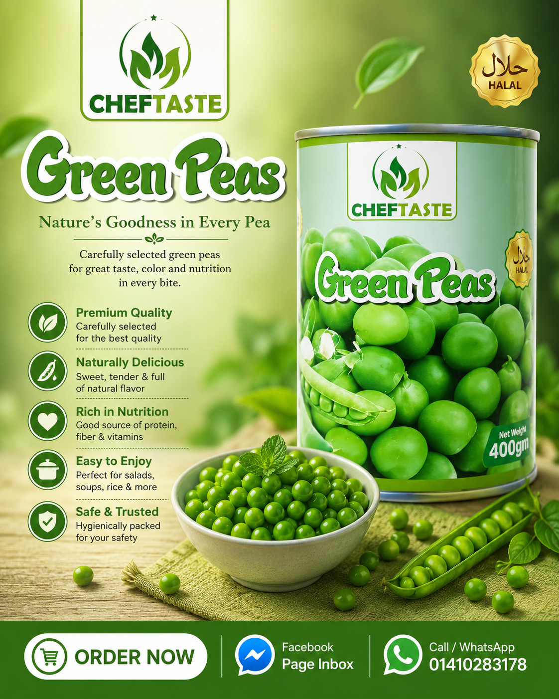 Chef Taste Green Peas