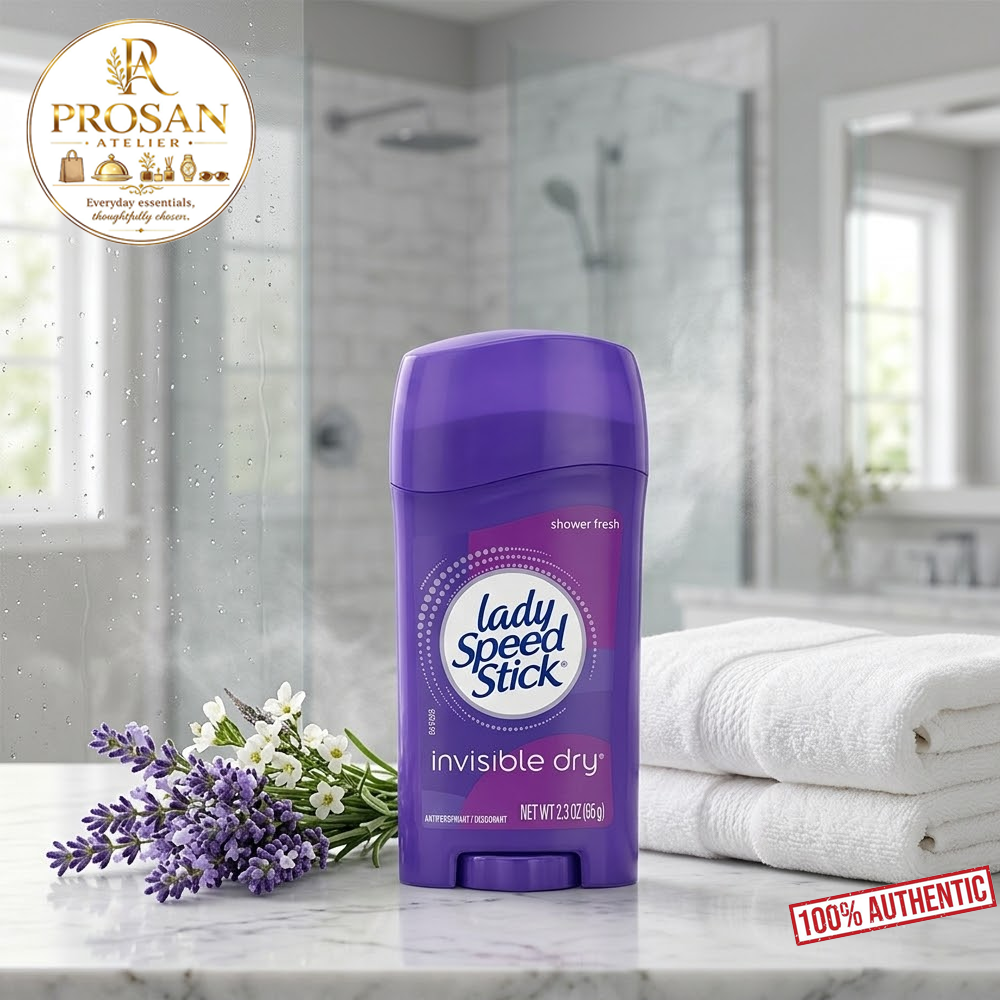 Lady Speed Stick - Shower Fresh, Invisible Dry Deodorant / Antiperspirant 65g