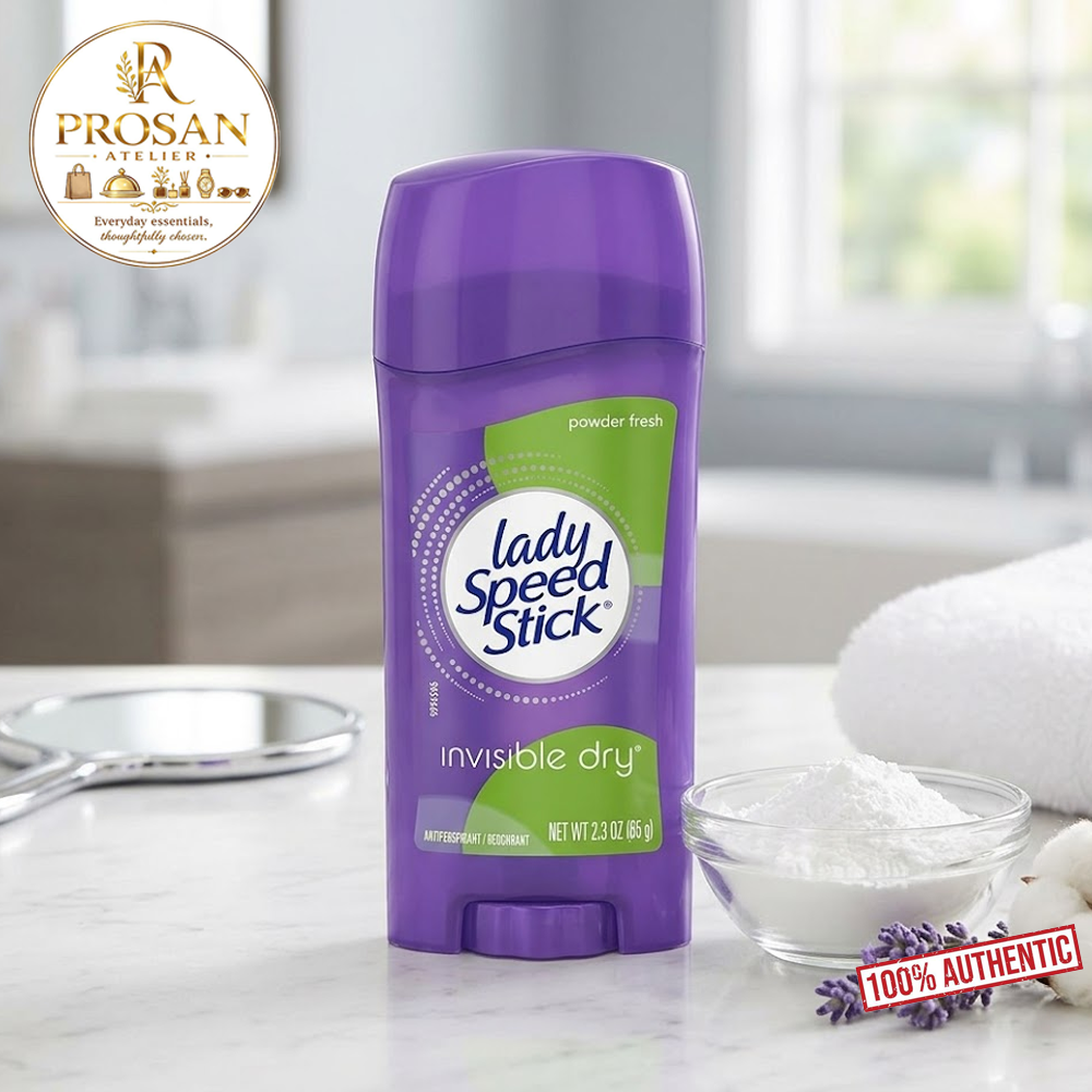 Lady Speed Stick-Powder Fresh Invisible Dry Deodorant / Antiperspirant 65g