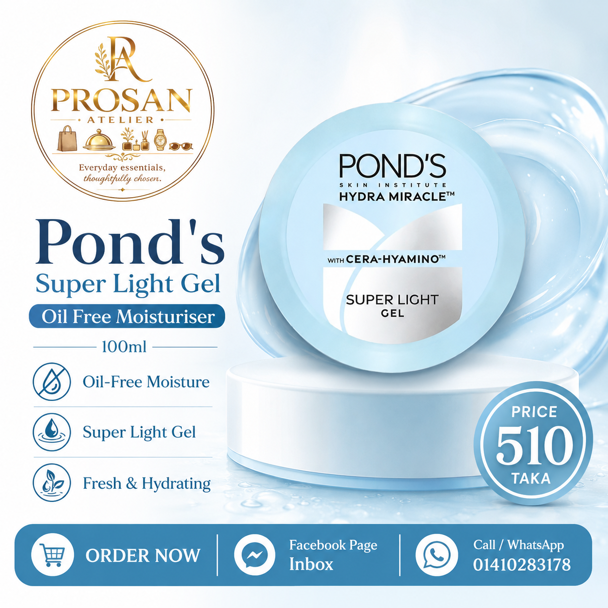 Ponds Super Light Gel