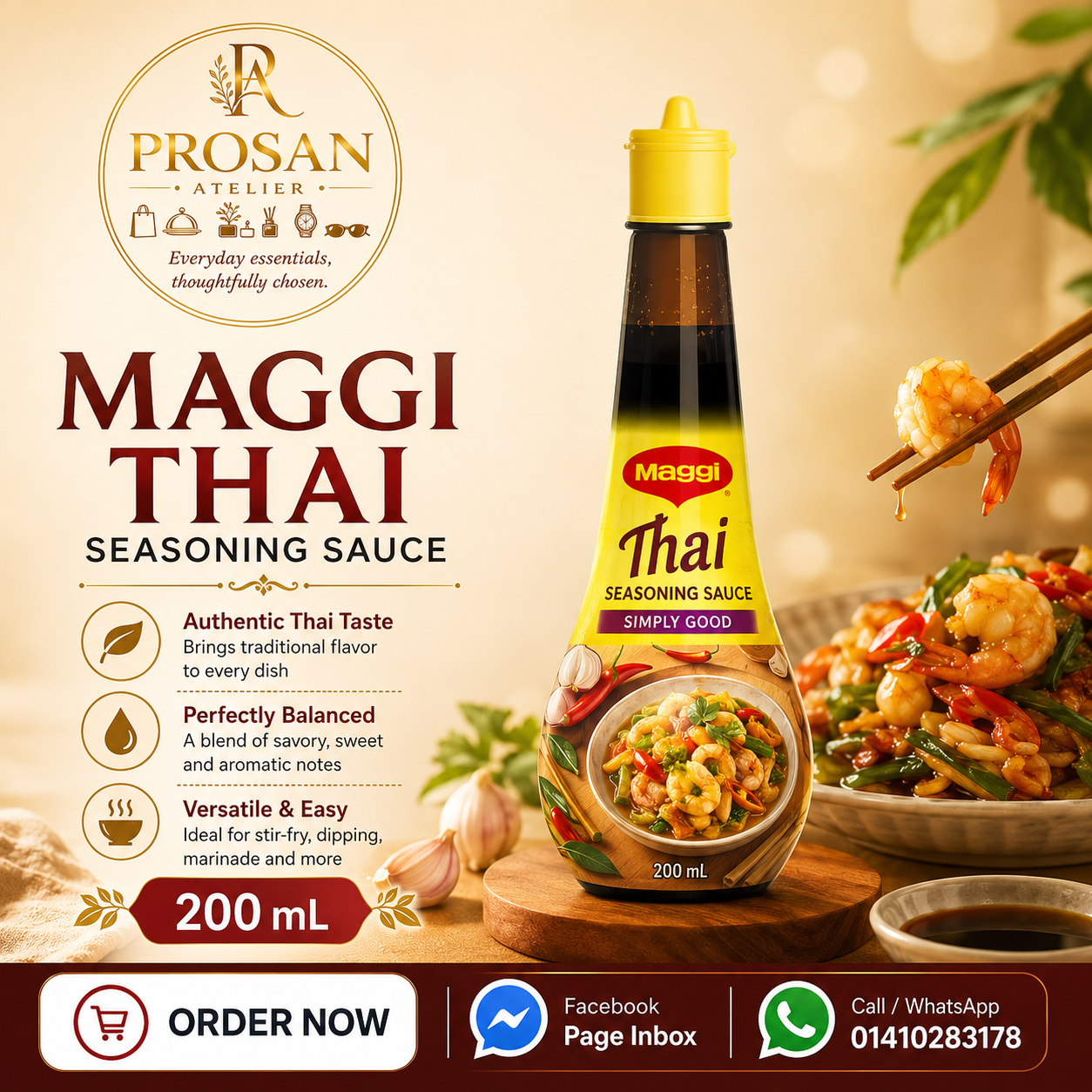 Maggi Thai Seasoning Sauce — 200ml