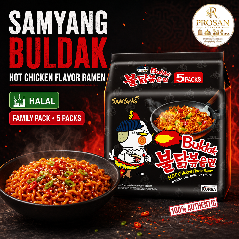 Samyang Buldak Hot Chicken Flavor Ramen(halal) Family Pack
