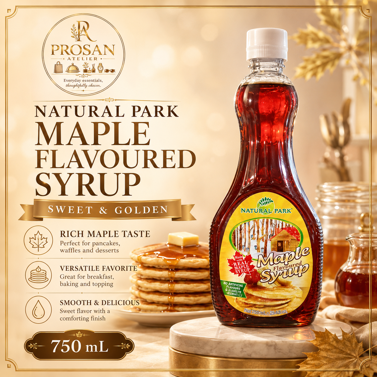 Natural Park Maple Flavoured Syrup- 750ml