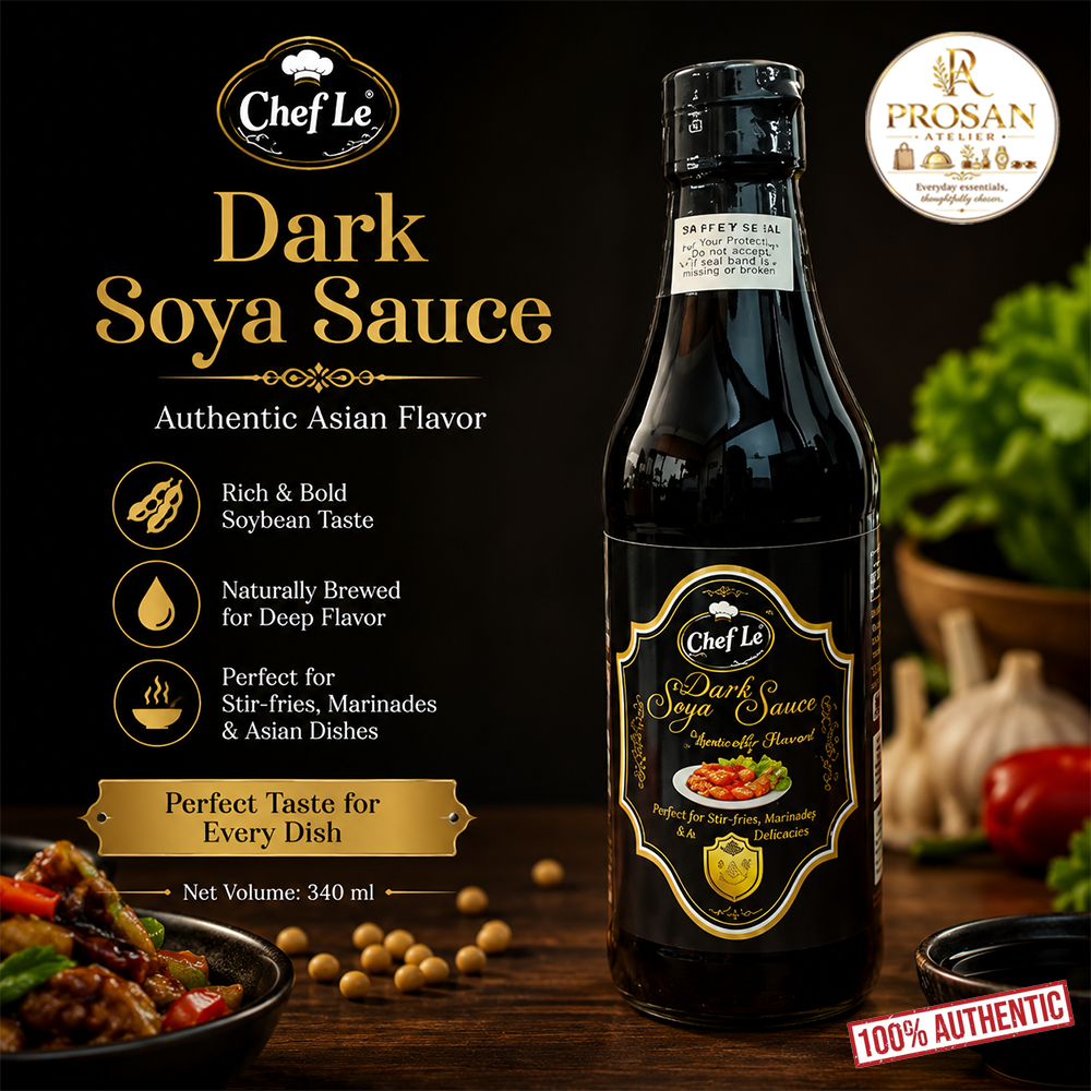 Chef Le Dark Soya Sauce 250ml (Halal)