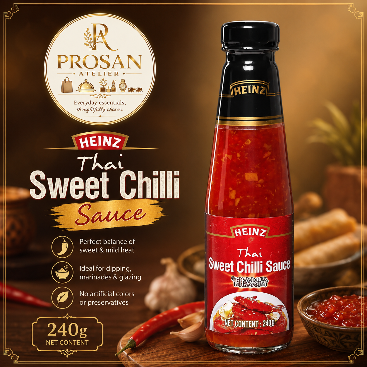 HEINZ Thai Sweet Chilli Sauce 240g