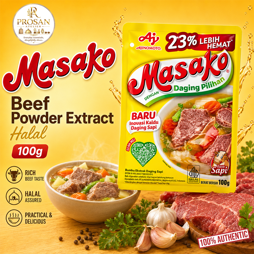 Masako Beef Powder Extract Halal 100g
