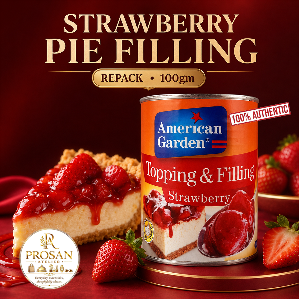 Strawberry Pie Filling (Repack) -100gm