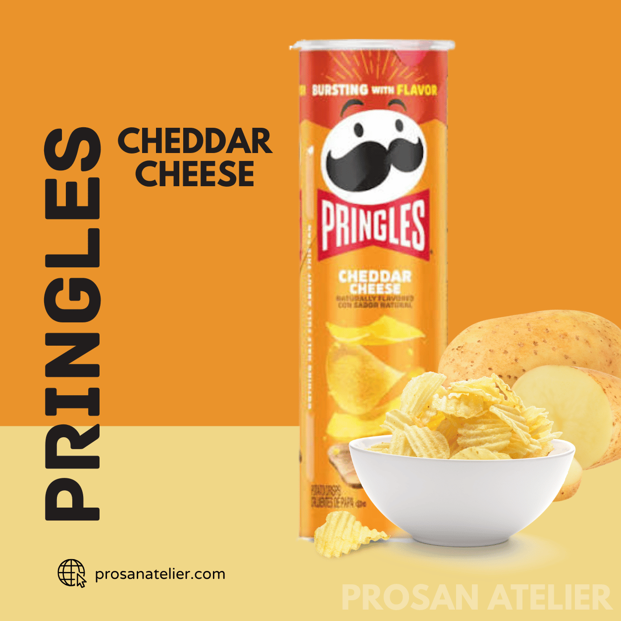 PRINGLES® CHEDDAR CHEESE CRISPS