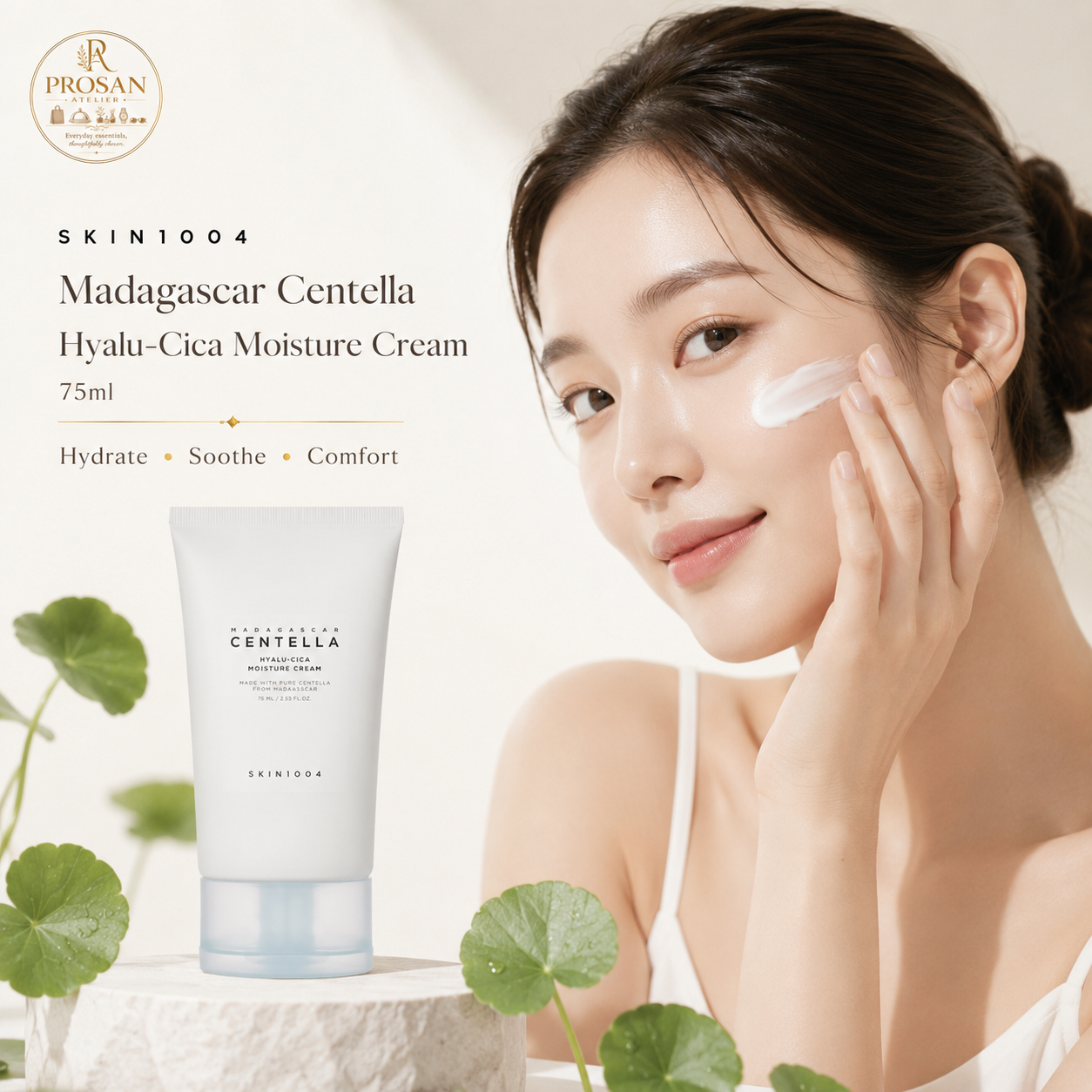 Skin1004 Madagascar Centella Hyalu Cica Moisture Cream 75ml