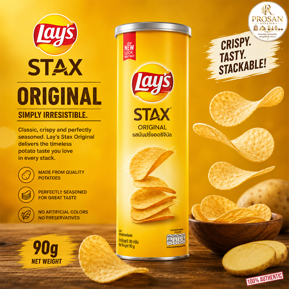 Lay’s Stax Original Potato Chips 90g