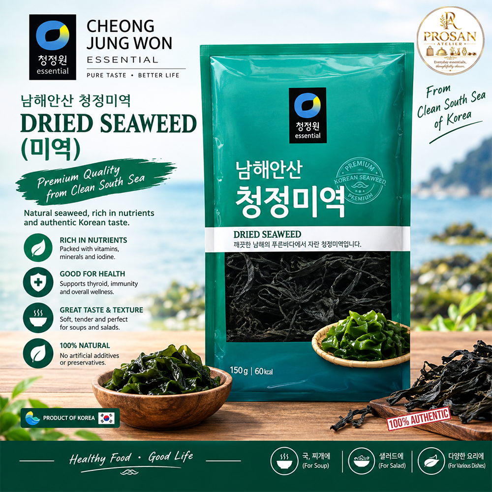 Cheong Jung Won Essential Dried Seaweed (미역) 150g