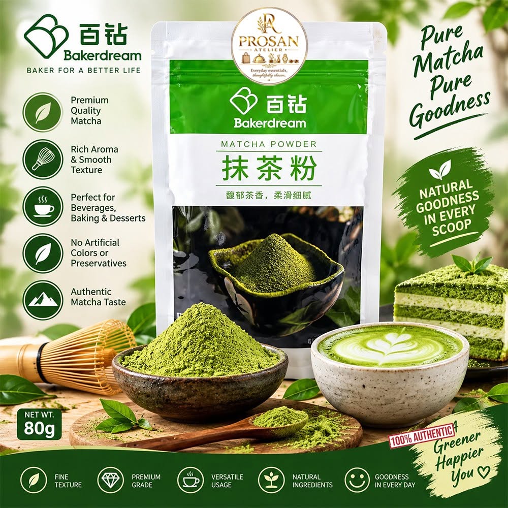 Bakerdream Premium Matcha Green Tea Powder 80g