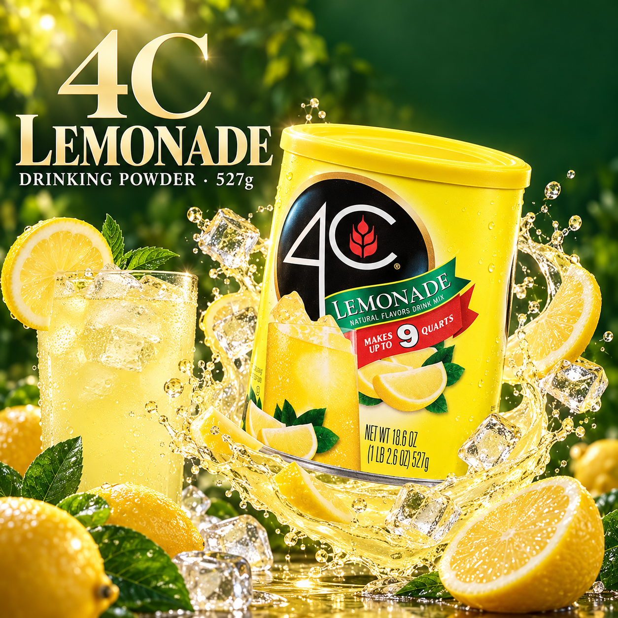 4C Lemonade Powder Drink Mix