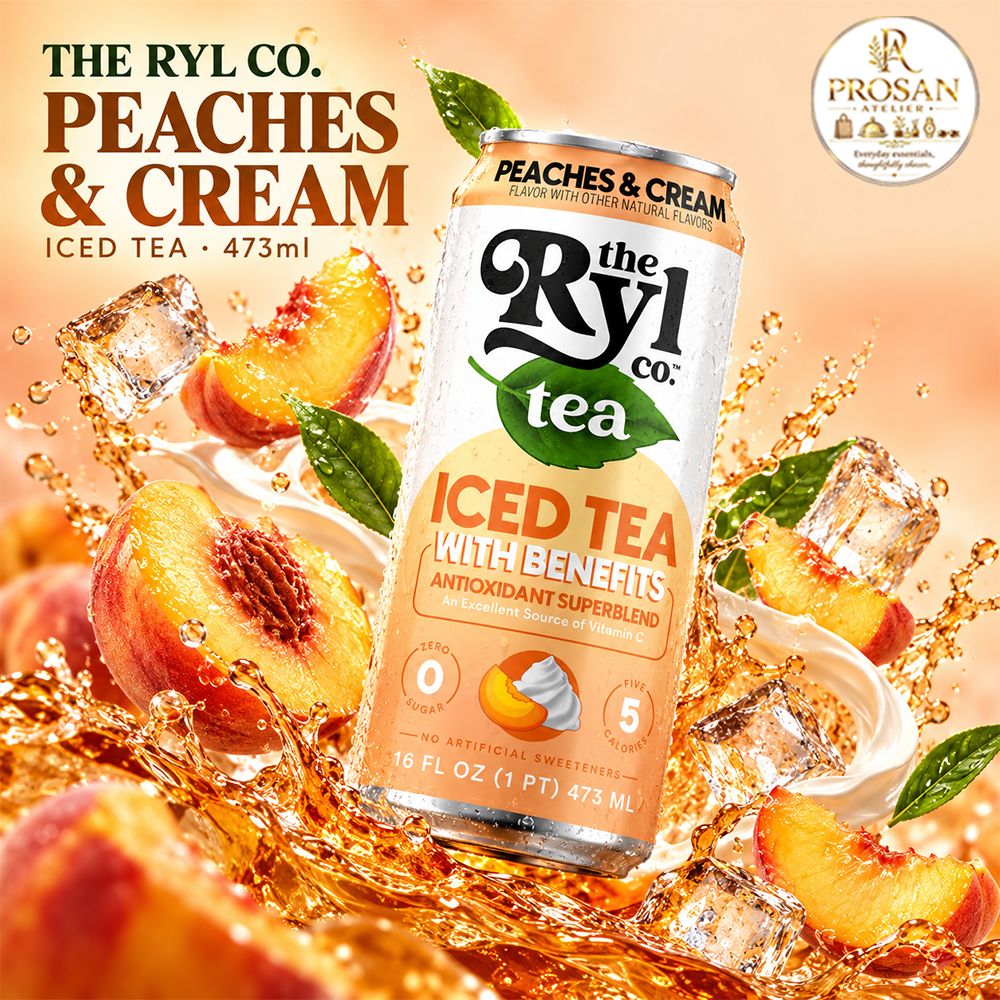 THE RYL CO ICE TEA PEACH 473 ML