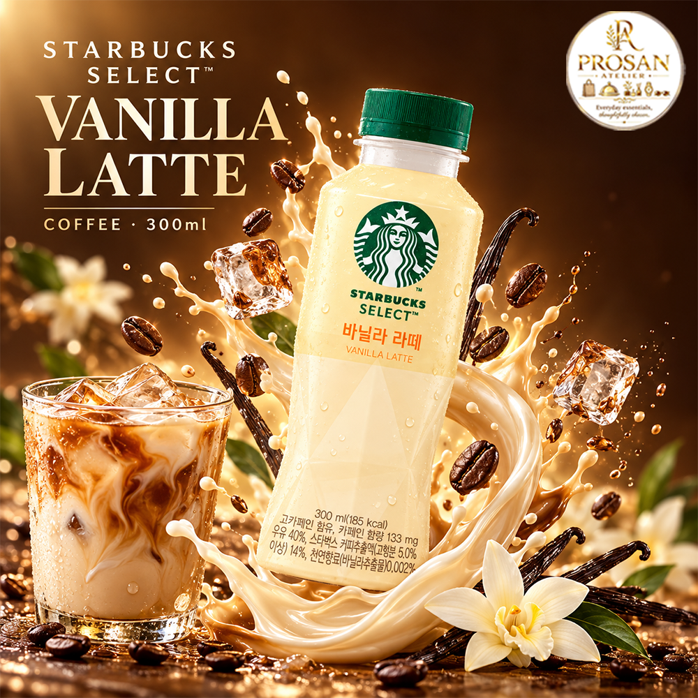 STARBUCKS SELECT VANILLA LATTE COFFEE 300 ML