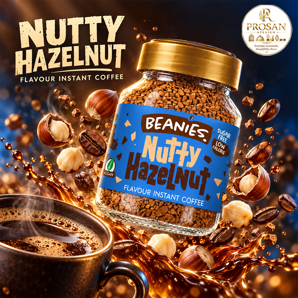 Beanies Nutty Hazelnut Flavor Instant Coffee