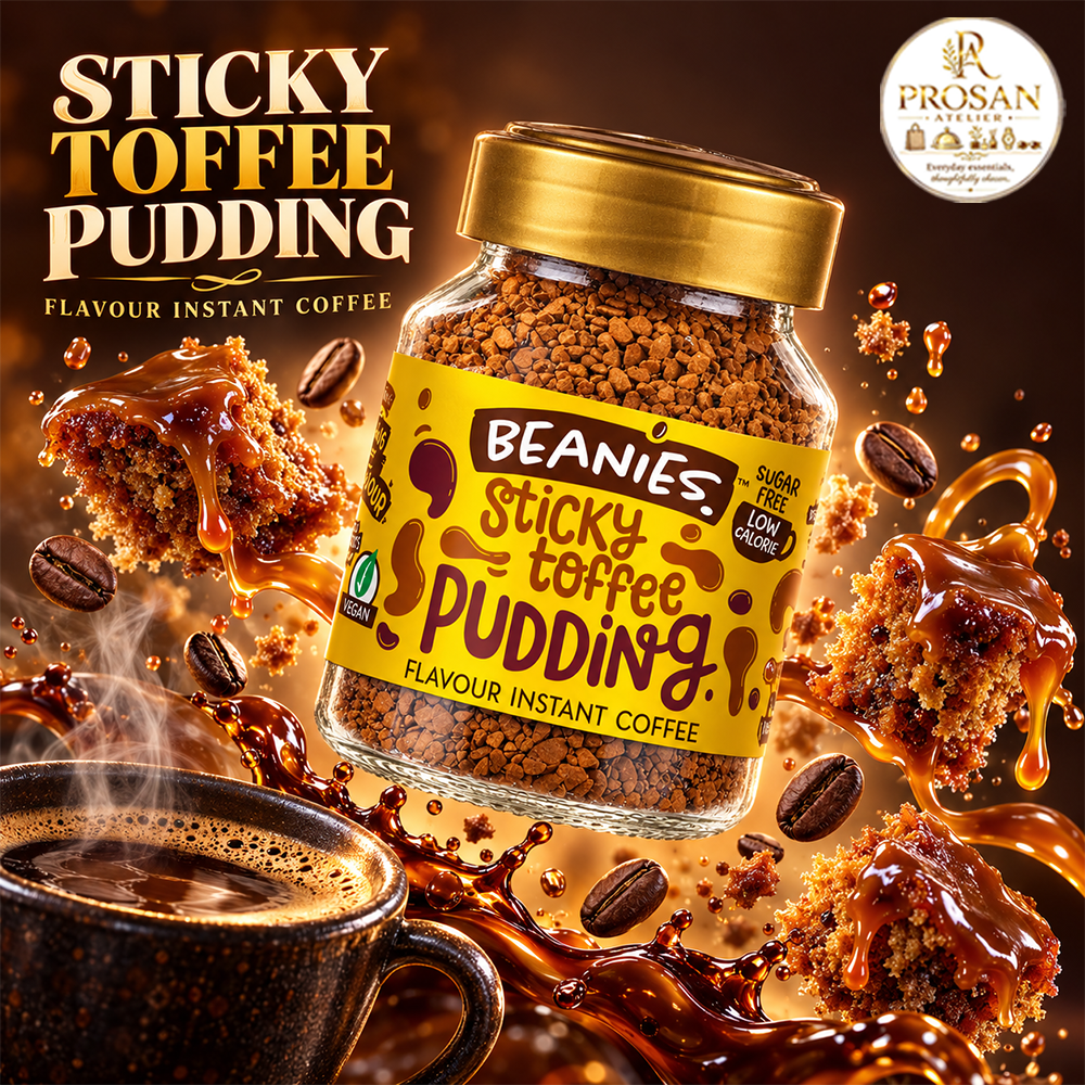 Beanies Sticky Toffee Pudding Flavour Instant Coffee